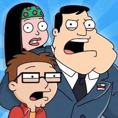 Взломанная American Dad! Apocalypse Soon!  [МОД Много монет] - последняя версия apk на Андроид