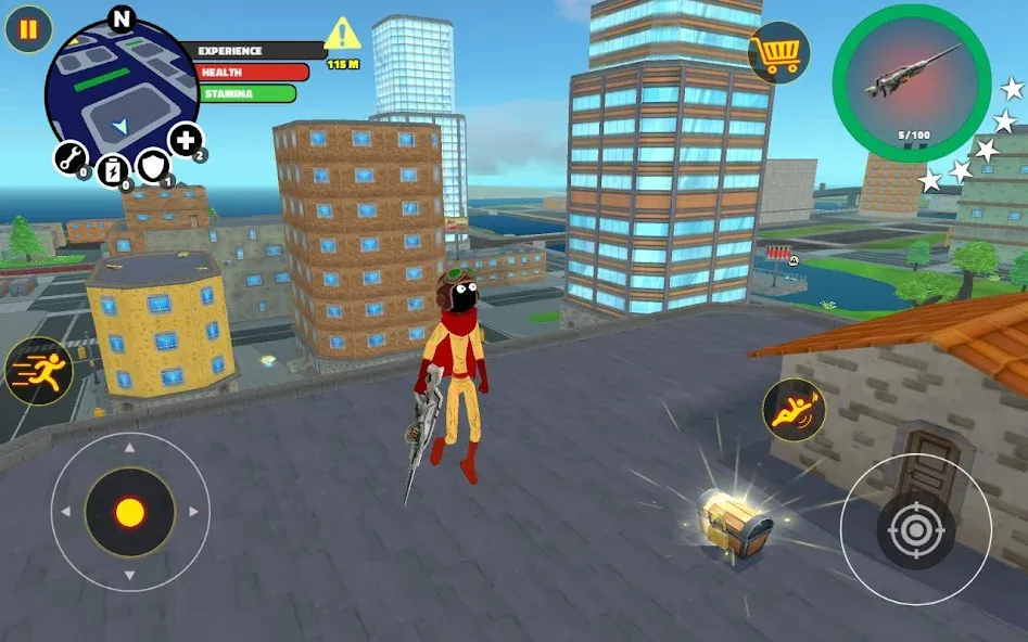 Stick Superhero  [МОД Меню] Screenshot 1