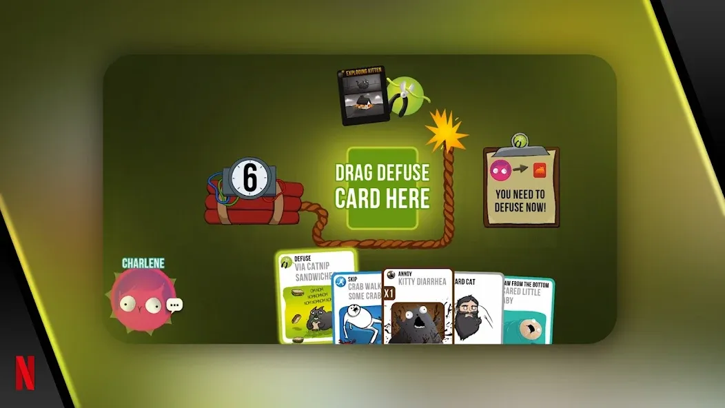 Exploding Kittens - The Game  [МОД Бесконечные монеты] Screenshot 3