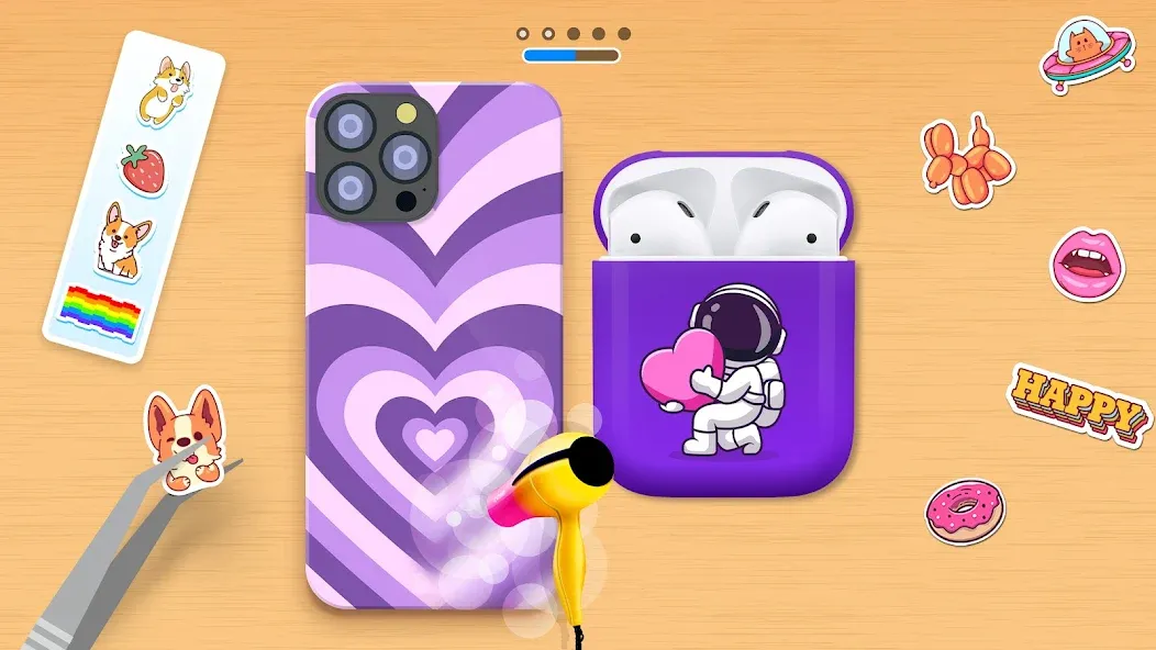 Phone Case DIY  [МОД Много монет] Screenshot 3