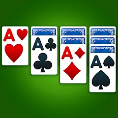 Взлом Solitaire: Classic Card Game (Клондайк Солитер)  [МОД Unlocked] - стабильная версия apk на Андроид