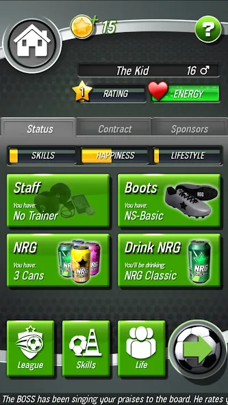 New Star Soccer (Нью Стар Соккер)  [МОД Unlocked] Screenshot 4