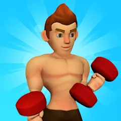 Взломанная Muscle Tycoon 3D: MMA Boxing (Масл Тайкун 3D)  [МОД Много денег] - полная версия apk на Андроид