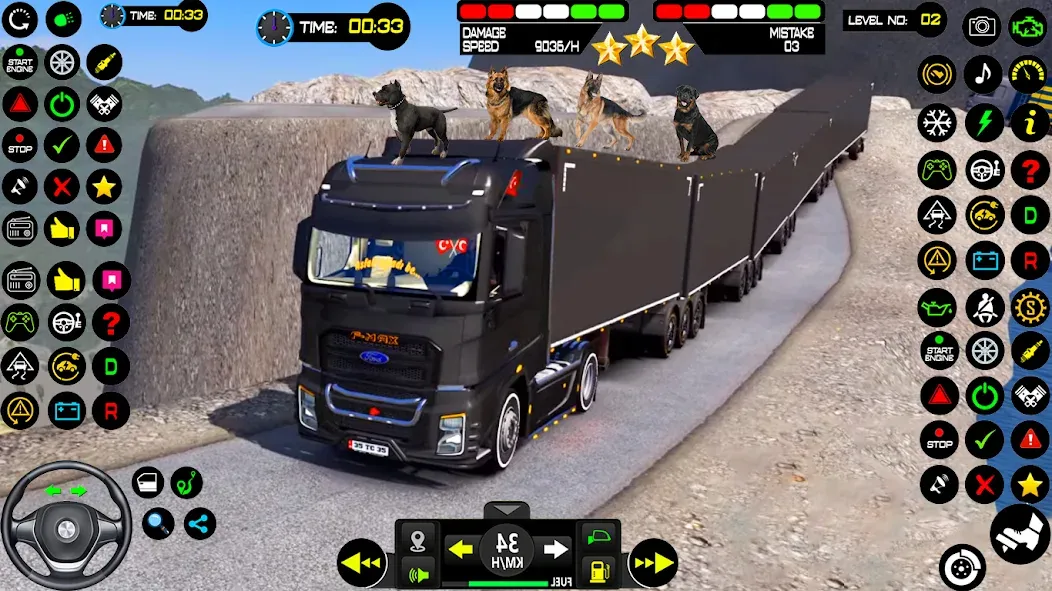 Cargo Truck Driving Truck Game (Ойл трек геймс симулятор 3D)  [МОД Много денег] Screenshot 2