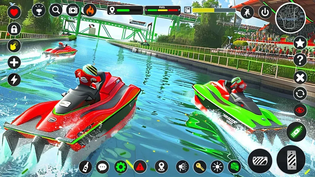 Jetski Boat Racing: Boat Games (Джетски Гонки на лодках)  [МОД Бесконечные монеты] Screenshot 4