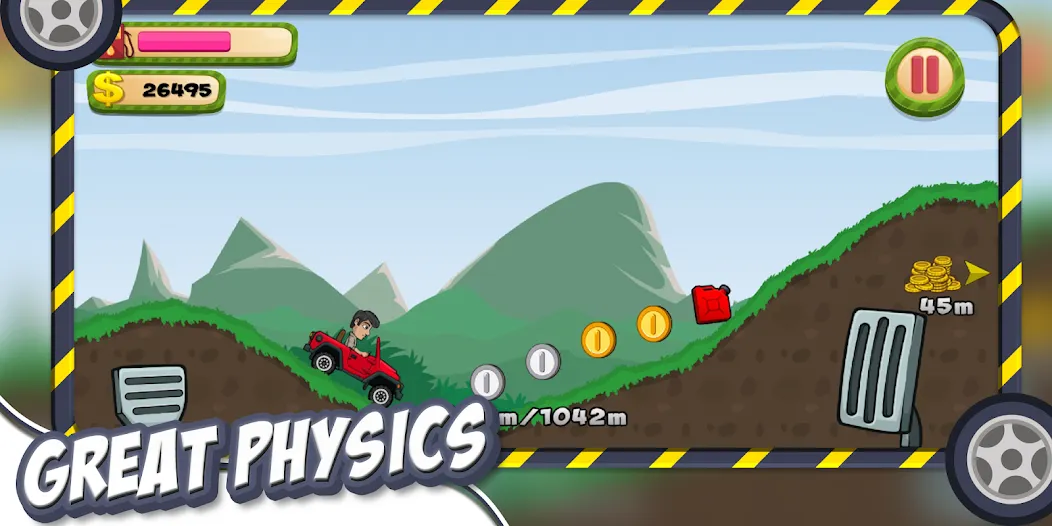 Hill Racing – Offroad Hill Adv (Хилл Рэйсинг)  [МОД Unlimited Money] Screenshot 2