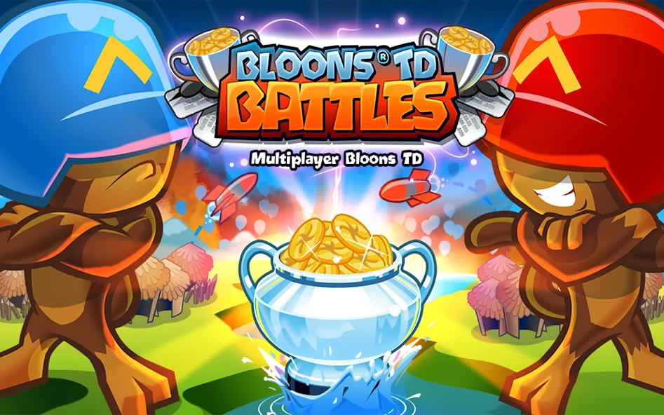 Bloons TD Battles (Блунс ТД Батлз)  [МОД Unlimited Money] Screenshot 1