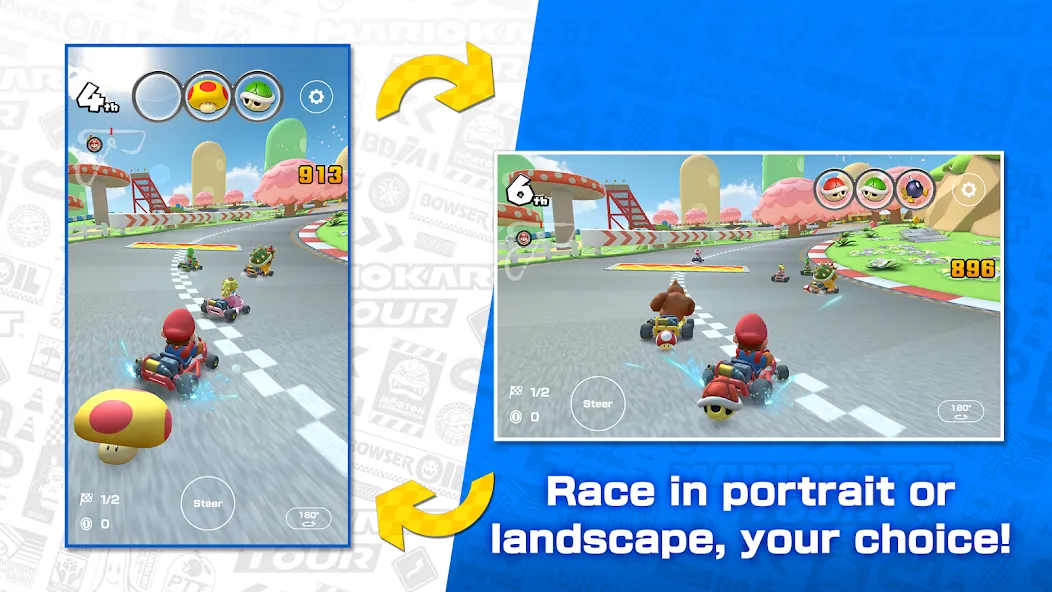 Mario Kart Tour (Марио Карт Тур)  [МОД Много монет] Screenshot 3