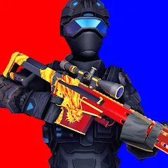 Скачать взлом POLYWAR: 3D FPS online shooter (ПОЛИВАР)  [МОД Unlocked] - стабильная версия apk на Андроид