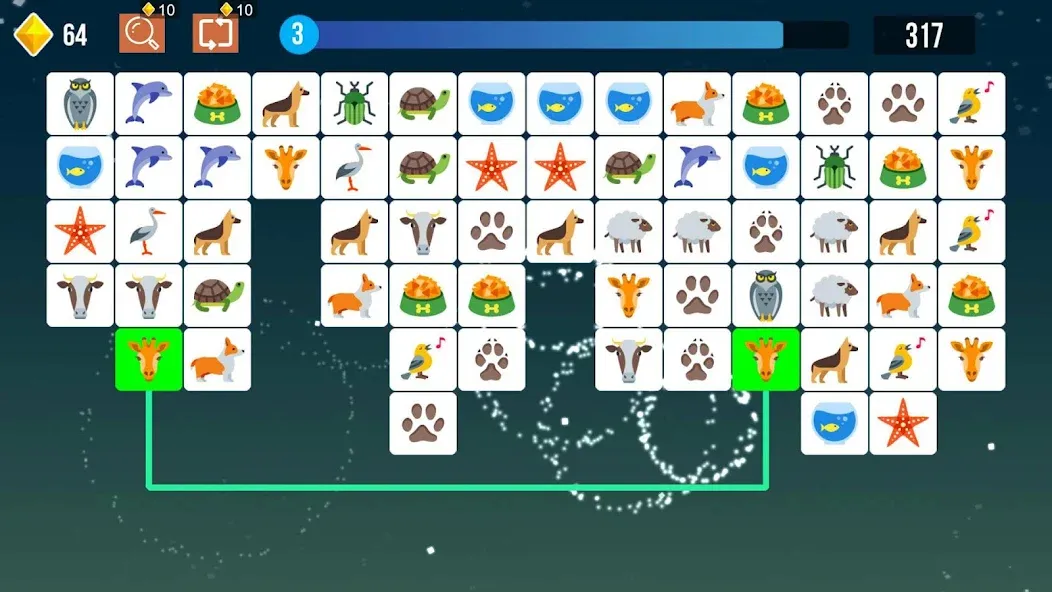 Pet Connect: Tile Puzzle Match (Пет Коннект)  [МОД Бесконечные монеты] Screenshot 1