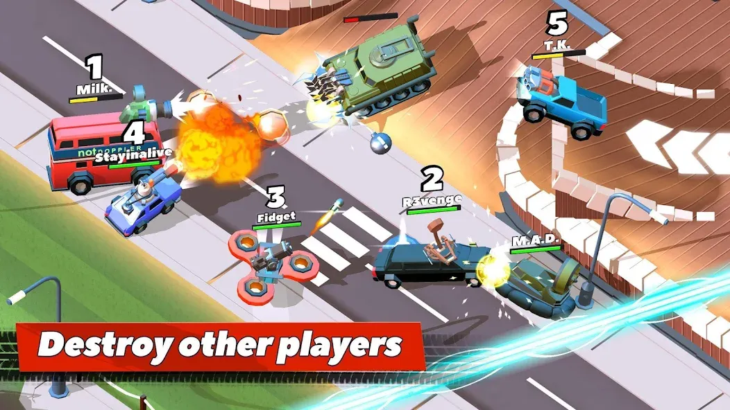 Crash of Cars (Краш оф Карс)  [МОД Много монет] Screenshot 1