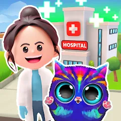 Скачать взломанную Cute Animals: Pet Doctor (Мрдж Кьют Энималс)  [МОД Unlimited Money] - стабильная версия apk на Андроид