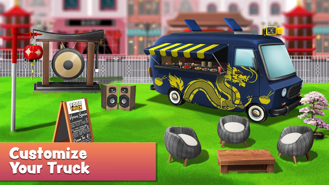 Food Truck Chef™ Cooking Games (Фуд Трак Шеф)  [МОД Все открыто] Screenshot 4