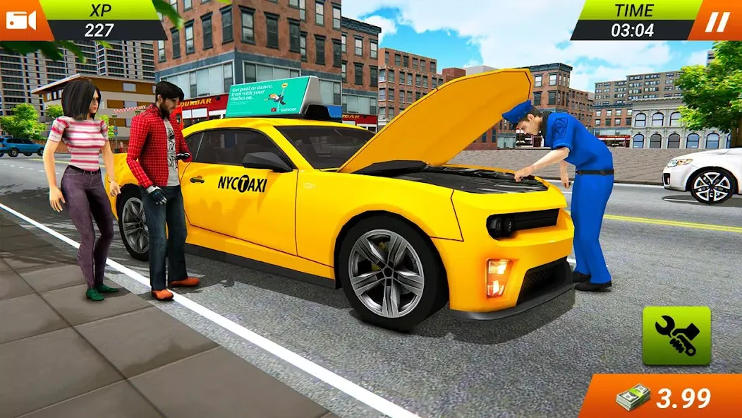 Modern Taxi Car Glory Driving  [МОД Меню] Screenshot 3