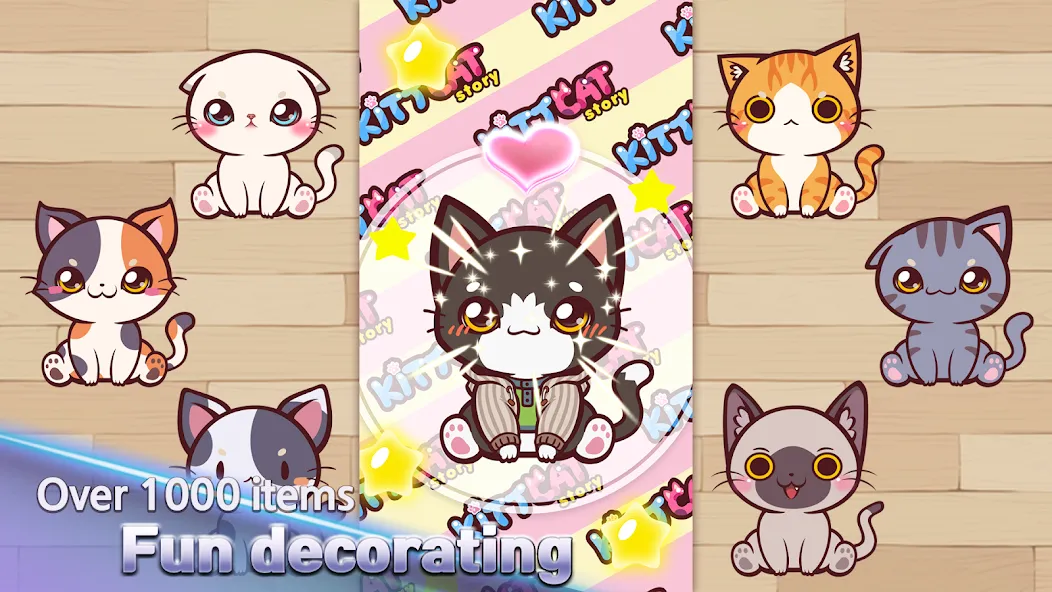 KittCat Story : Cat Maker (Киткэт Стори)  [МОД Меню] Screenshot 5