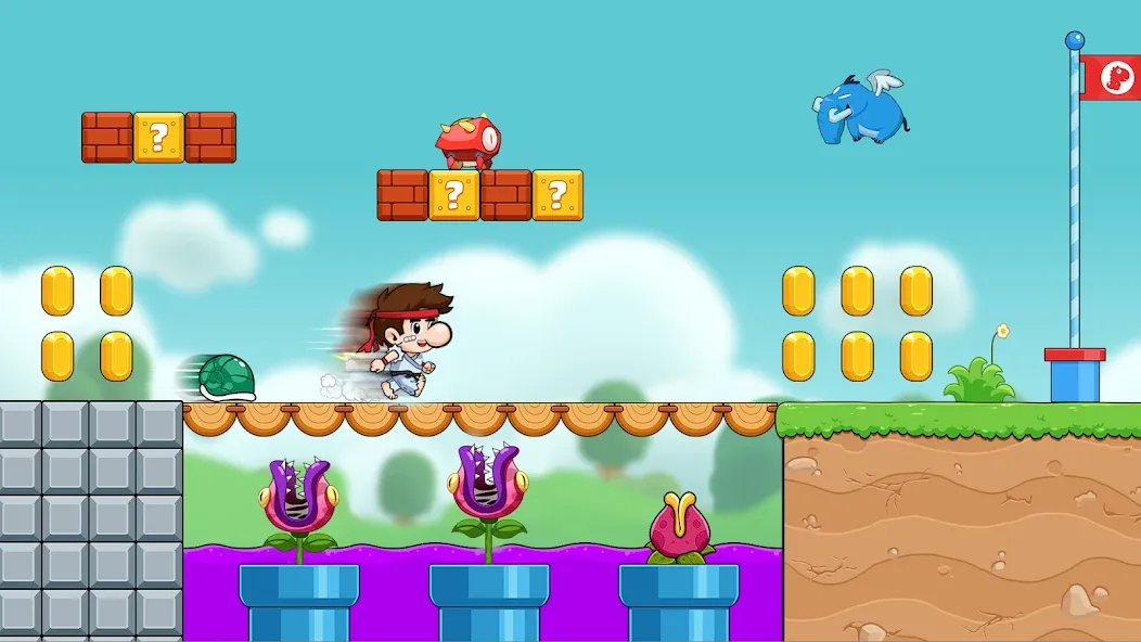 Bean's World Super: Run Games  [МОД Много денег] Screenshot 4