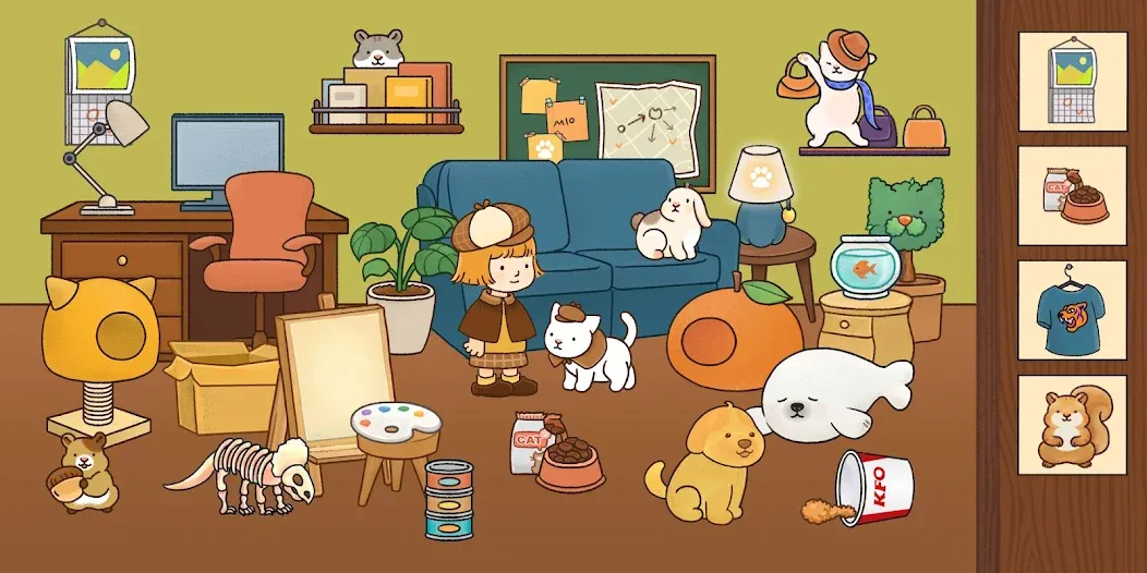 Find Hidden Cats—Detective Mio  [МОД Menu] Screenshot 5