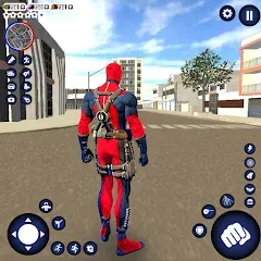 Взломанная Miami Rope Hero Spider Game  [МОД Бесконечные монеты] - полная версия apk на Андроид