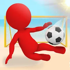 Скачать взломанную Crazy Kick! Fun Football game  [МОД Меню] - полная версия apk на Андроид