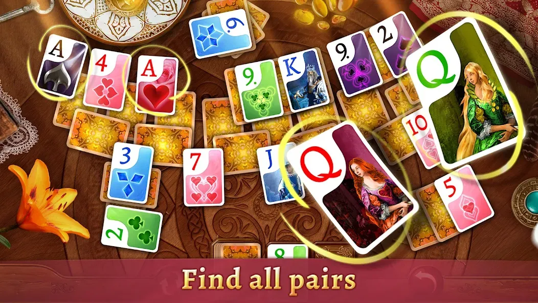 Solitaire Dreams: Card Games (Солитер Дримс)  [МОД Много денег] Screenshot 1