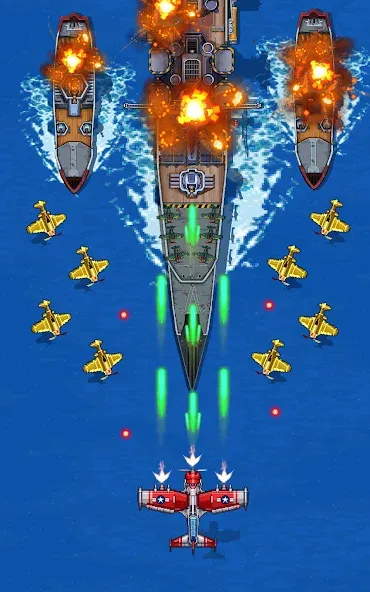 1945 Air Force: Airplane games (тысяча девятьсот сорок пять)  [МОД Много денег] Screenshot 1