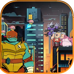 Взломанная The turtle adventur ninja hero  [МОД Menu] - полная версия apk на Андроид