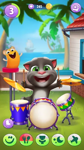 My Talking Tom 2  [МОД Много монет] Screenshot 1