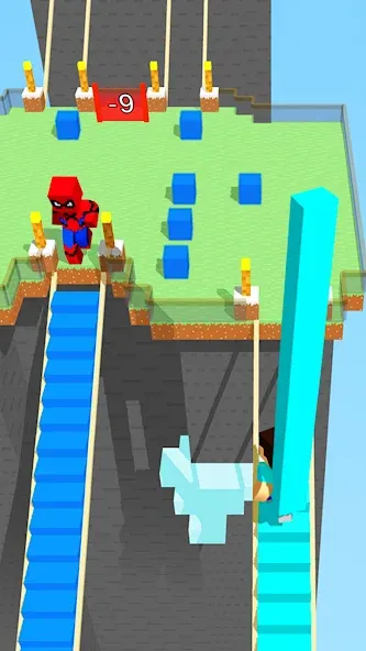 Craft Bridge Race (Крафт Бридж Рейс)  [МОД Unlimited Money] Screenshot 1