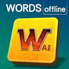 Взлом Words AI Friends Classic  [МОД Mega Pack] - полная версия apk на Андроид
