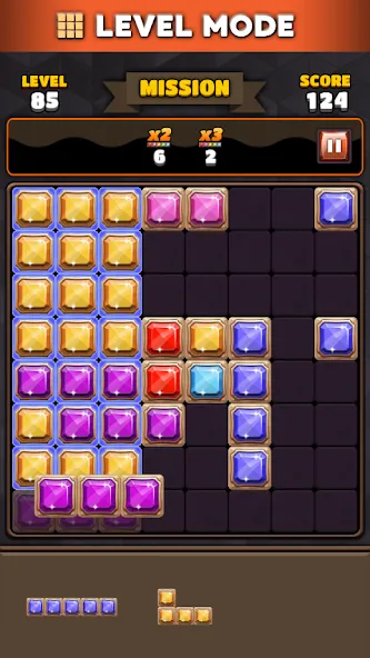 Block Puzzle 8x8 (Блокголоволомка 88)  [МОД Бесконечные деньги] Screenshot 5