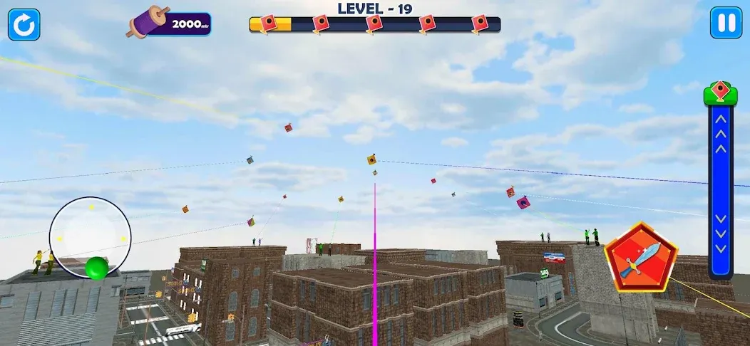 Indian Kite Flying 3D (Индийский воздушный змей 3Д)  [МОД Все открыто] Screenshot 3