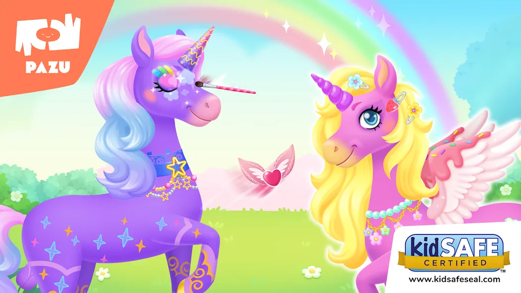 My Unicorn dress up for kids  [МОД Меню] Screenshot 1