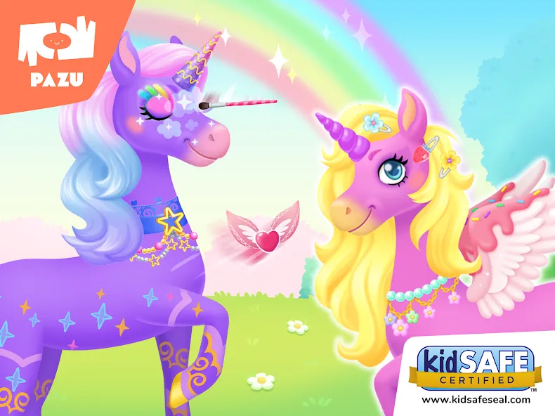 My Unicorn dress up for kids  [МОД Меню] Screenshot 5