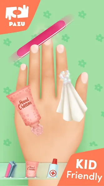 Girls Nail Salon - Kids Games  [МОД Много монет] Screenshot 3