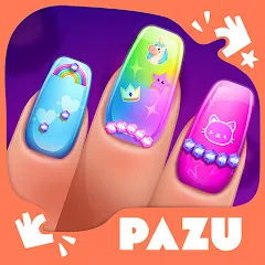 Взломанная Girls Nail Salon - Kids Games  [МОД Много монет] - полная версия apk на Андроид