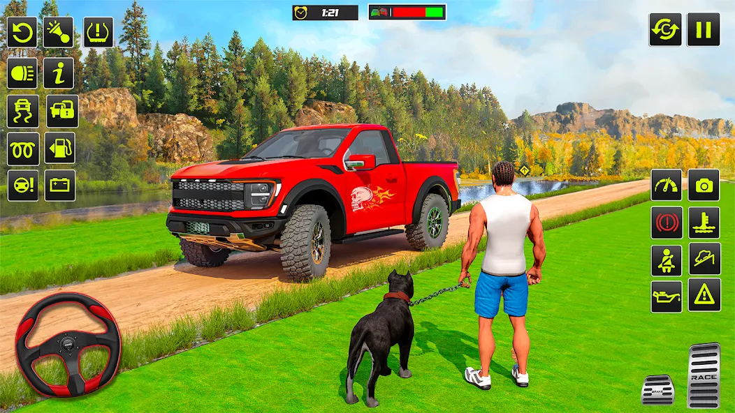 Offroad 4x4 Jeep Driving Game  [МОД Unlimited Money] Screenshot 1