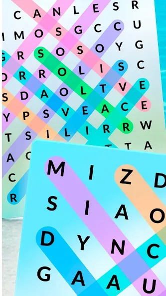 Wordscapes Search (Вордскейпс Серч)  [МОД Бесконечные деньги] Screenshot 1