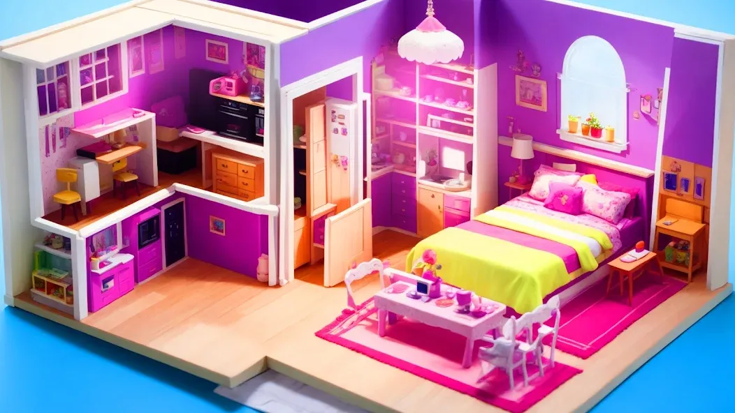 Doll House Design: Girl Games (Долл Хаус Дизайн)  [МОД Unlocked] Screenshot 2