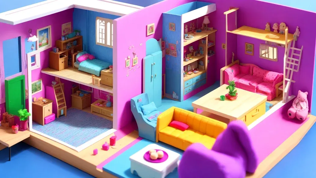 Doll House Design: Girl Games (Долл Хаус Дизайн)  [МОД Unlocked] Screenshot 4