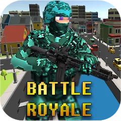 Скачать взломанную Pixel Combat: Battle Royale (Пиксельный бой)  [МОД Mega Pack] - полная версия apk на Андроид