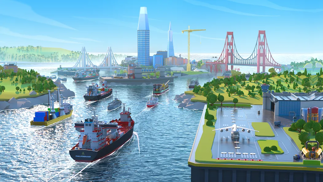 Port City: Ship Tycoon (Порт Сити)  [МОД Бесконечные деньги] Screenshot 5