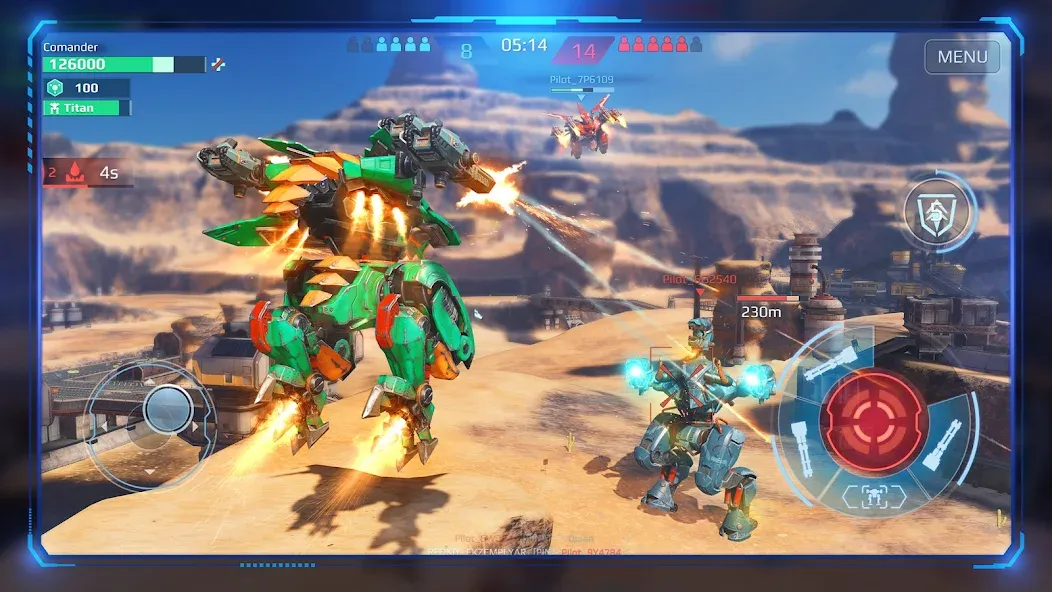 War Robots Multiplayer Battles  [МОД Mega Pack] Screenshot 2