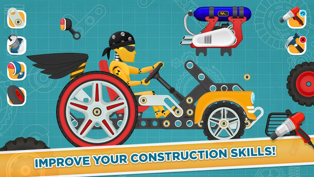 Car Builder & Racing for Kids  [МОД Все открыто] Screenshot 4