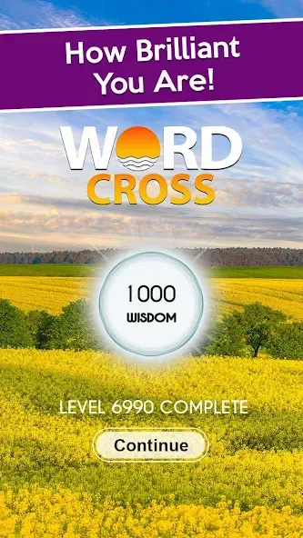 Word Cross: Crossy Word Search (Уорд Кросс)  [МОД Unlocked] Screenshot 1