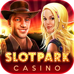 Скачать взломанную Slotpark - Online Casino Games  [МОД Бесконечные деньги] - последняя версия apk на Андроид