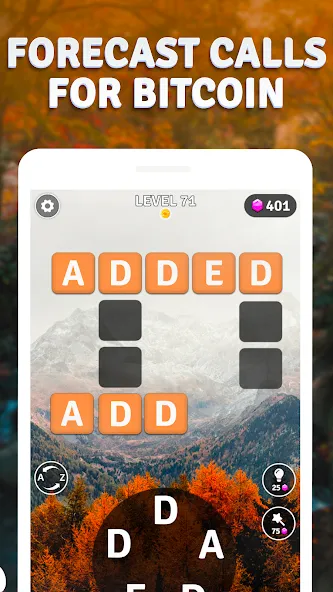 Word Breeze - Earn Bitcoin (Уорд Бриз)  [МОД Много монет] Screenshot 4