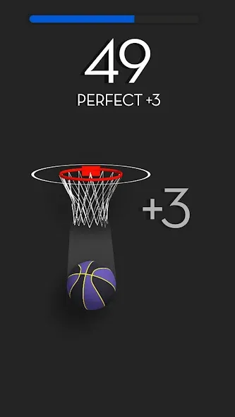 Dunk Stroke-3D Basketball (Дунк Строк)  [МОД Все открыто] Screenshot 2