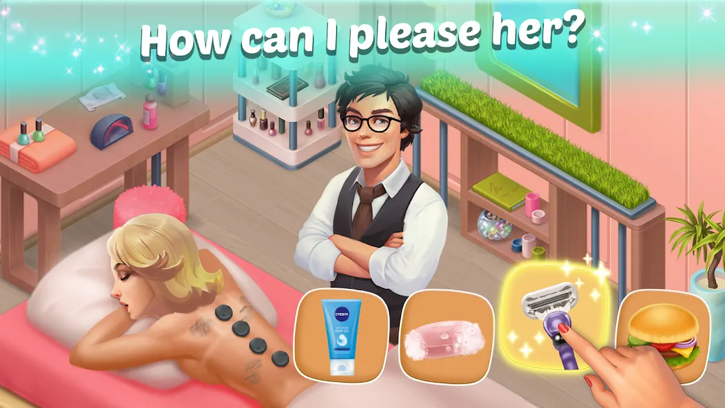 Family Hotel: love & match-3 (Фэмели Отель)  [МОД Unlocked] Screenshot 1