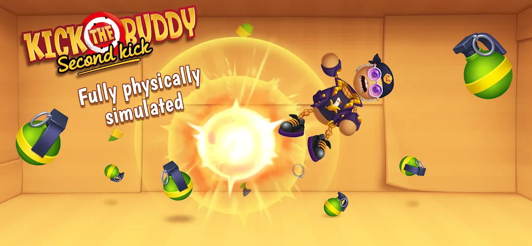 Kick the Buddy: Second Kick (Кик зе Бадди)  [МОД Menu] Screenshot 1