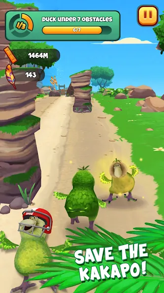 Kakapo Run: Animal Rescue Game (Какапо Ран)  [МОД Unlocked] Screenshot 3